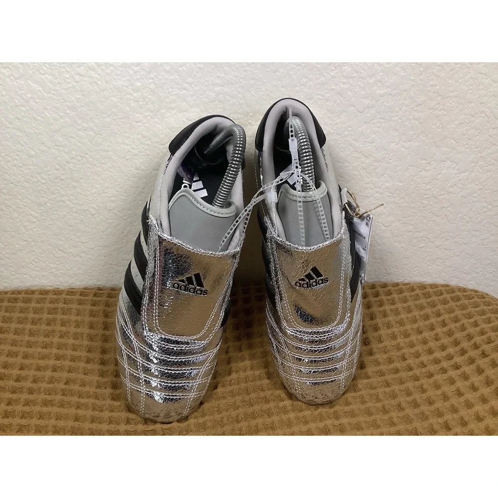 JH9664 adidas Originals Taekwondo Mens Sz 6.5 Silver Metallic Core Black